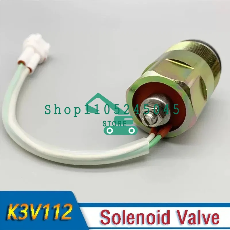 Excavator K3V112 Hydraulic Pump Solenoid Valve YN35V00004F1 For SK200-6 SK200-1/3 R210-5/HD700-7 Spare Parts