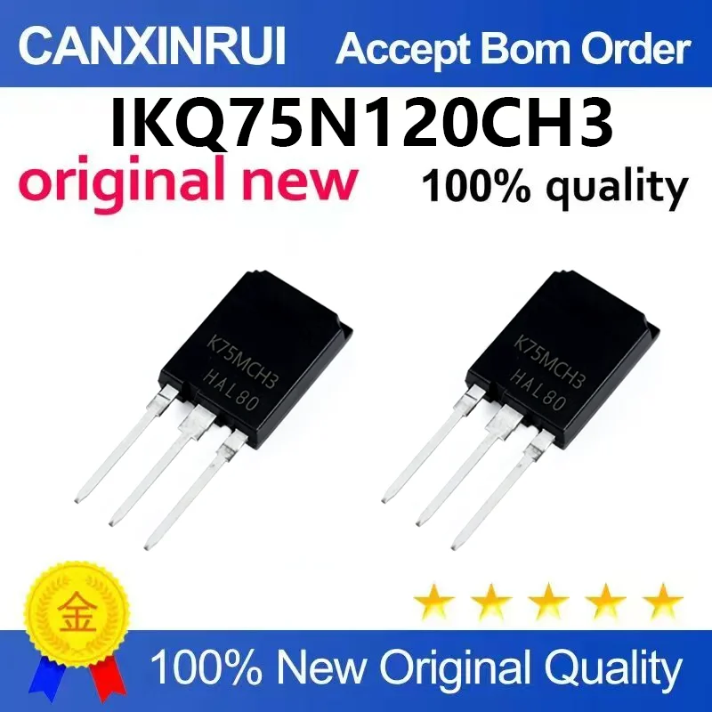 （5pcs-100pcs）Brand new original IKQ75N120CH3 direct insertion TO-247-3 transistor
