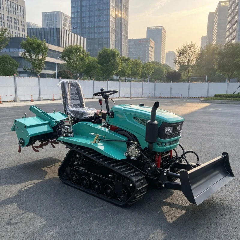 Customized Crawler Rotary Tiller for Orchard & Tea Garden, Crawler Cultivation Machine Adapted to Complex Terrain