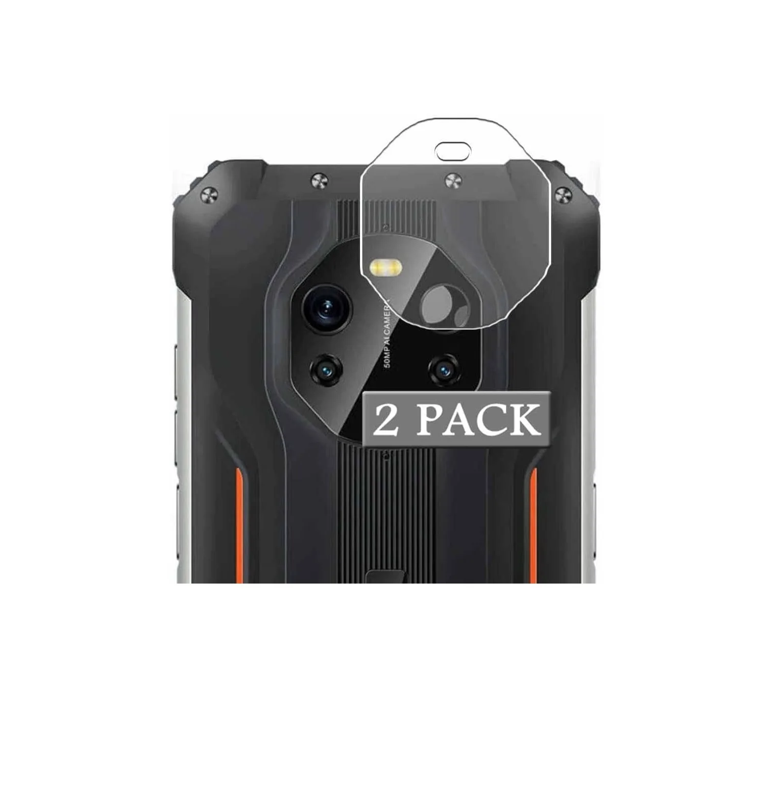 Nowa folia ochronna na tylną soczewkę do Blackview BL8800 Pro 5G BV8800 Miękkie szkło hartowane