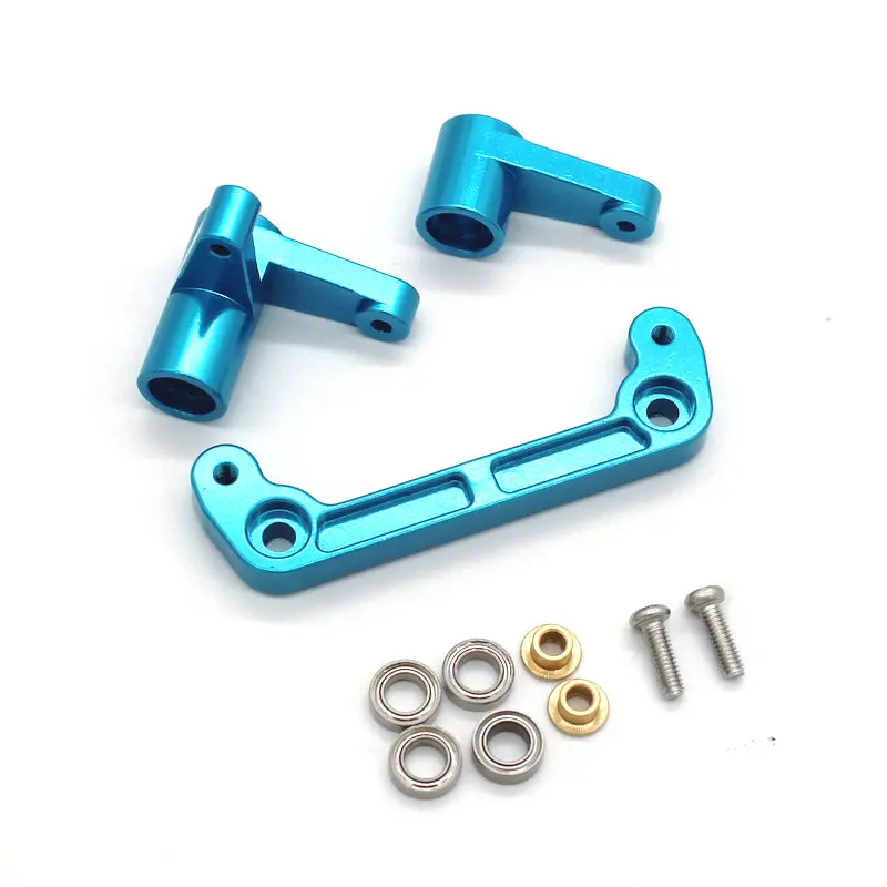 Parti di aggiornamento in metallo Componenti sterzo RC 1/14 ZD Racing MT16 BX12 X12S JIUSI PT14R MT14R 1/14 Parti di automobili telecomandate
