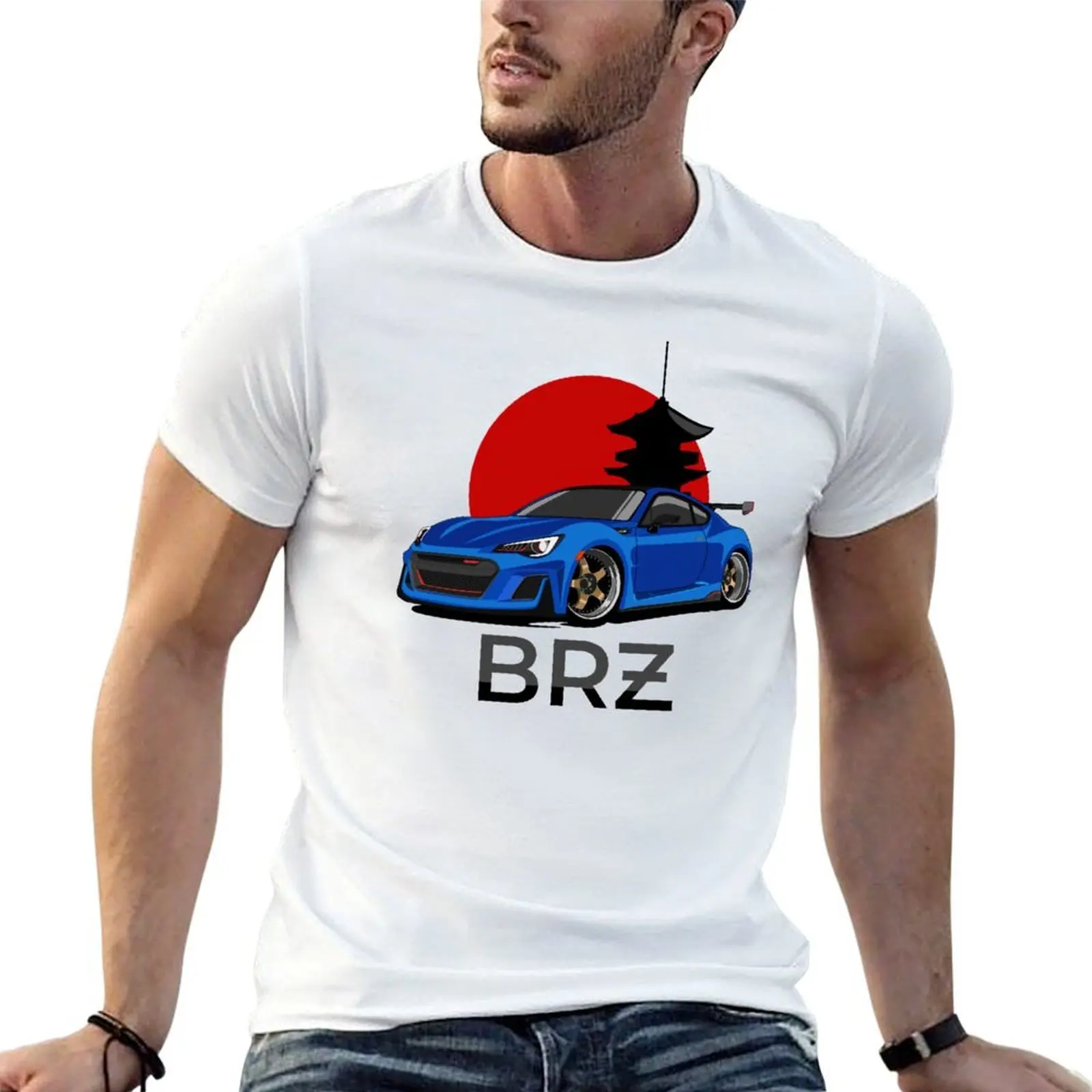 

Baby Blue : BRZ T-Shirt t shirts for man graphic tees men t shirt cotton 100% T-Shirt
