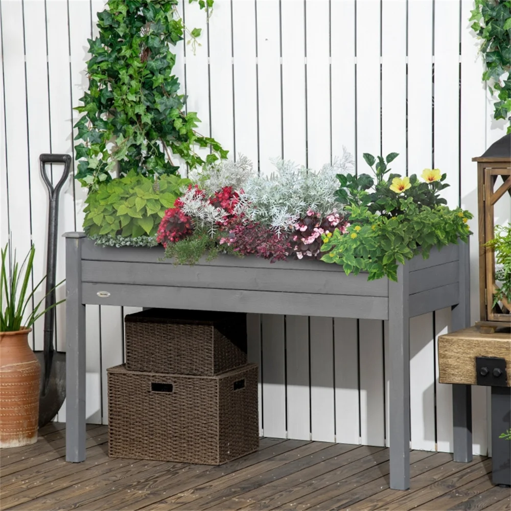 

Elevated Planter Box for Indoor & Outdoor Plants, for Flowers/Vegetables/Tomatoes/Herbs on Garden/Patio/Balcony