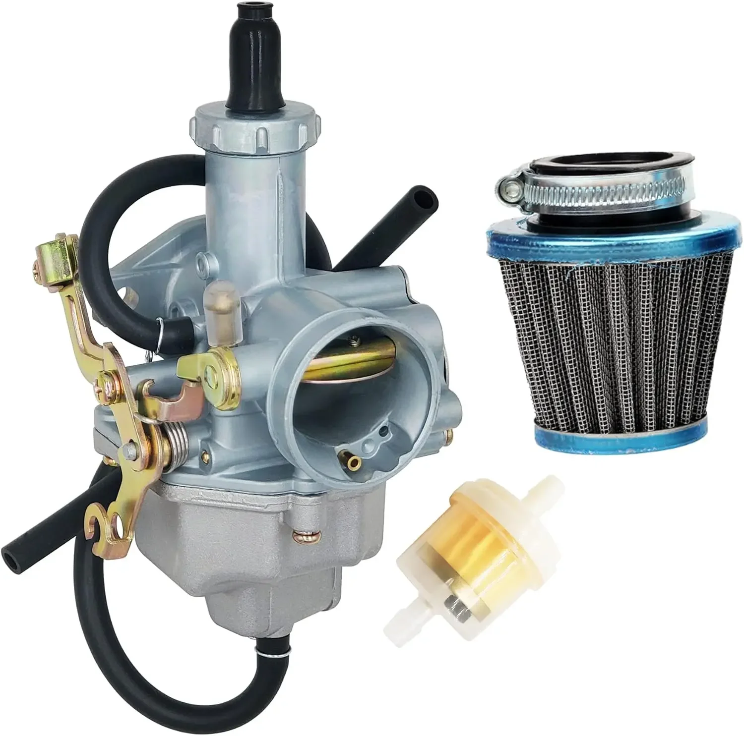 Carburador Compatible con Polaris Phoenix 200 2005-2020, Polaris RZR 170 2009-2014, Polaris Sawtooth 200 2006 2007 con Filtro de Aire