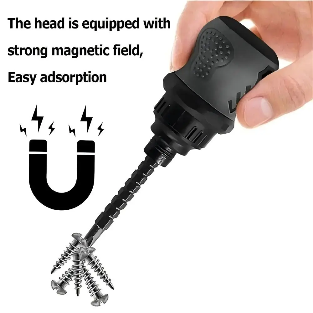 Compact 26 In 1 Ratchet Screwdriver Set Magnetic Dual-purpose Slotted Screwdriver Labor-Saving Phillips Screwdriver Hand Tool