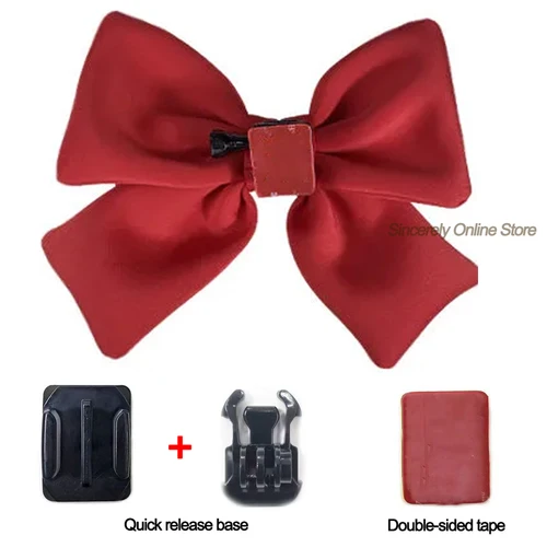 Imagen 2 del producto Decoración de nudo de mariposa multicolor para casco de motocicleta, pegatinas de decoración para casco de motocicleta y bicicleta, estilo Cosplay para mujer