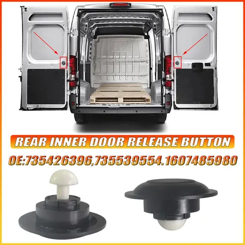 Fiat Ducato Peugeot Boxer Citroen 점퍼 릴레이 2006-2021 Fiat 735426396 액세서리 용 1pc 뒷문 트렁크 릴리스 버튼