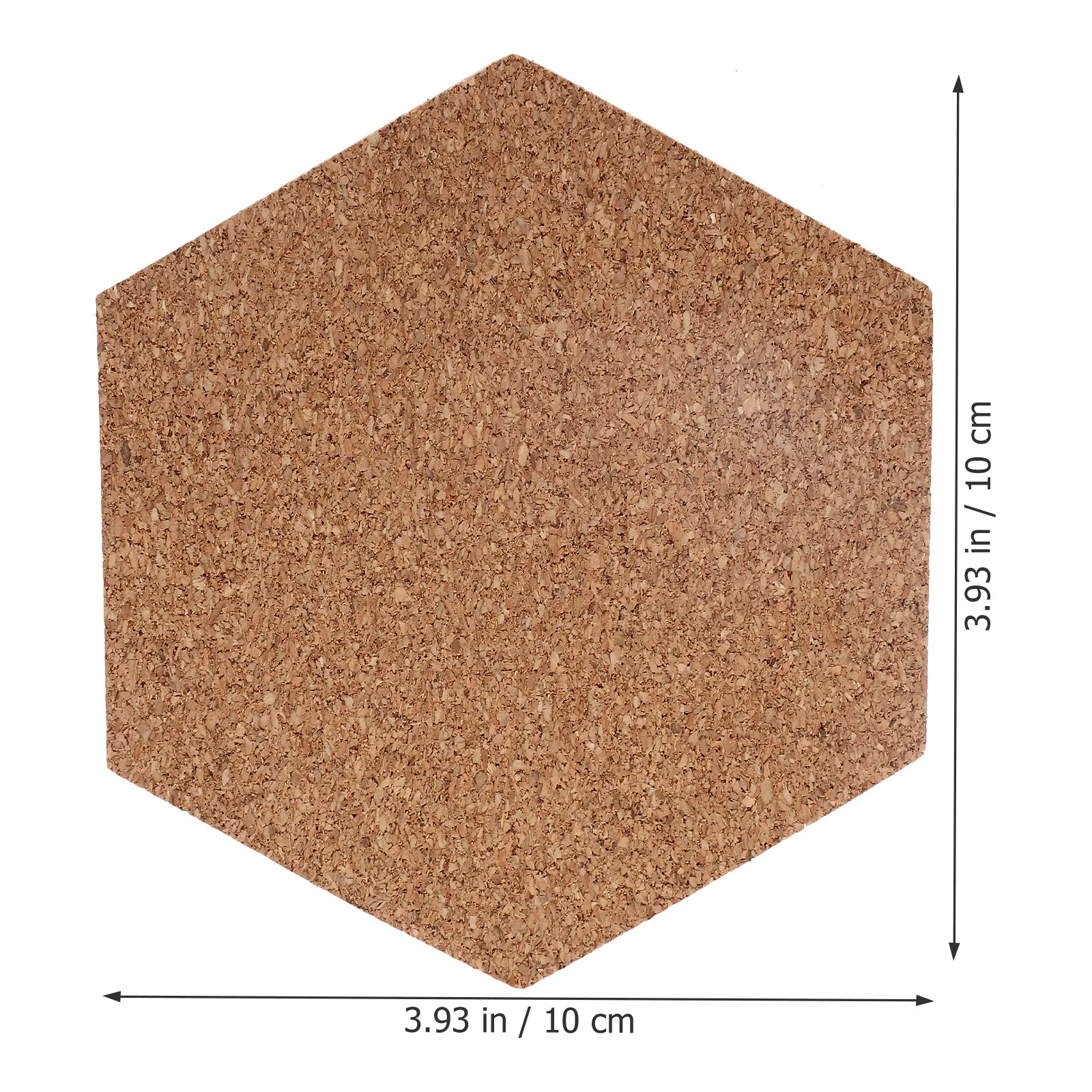 10pcs Hexagonal Cork Board 7 5x0 39 Round Hot Plate Mat Cup Pad Kitchen Heat Resistant Plant Decor Boards Home Supply