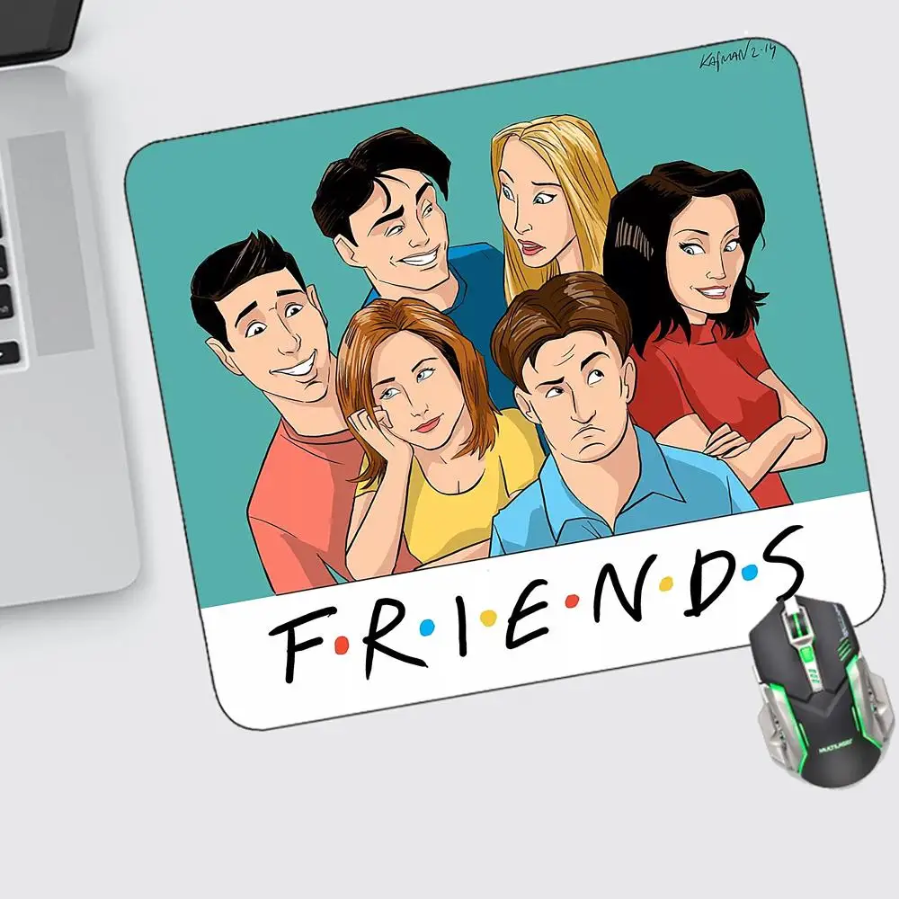 

Friends Tv Show Mouse Pad Small Gaming Accessories Keyboard Computer Offices Desk Mat Pc Gamer Non-slip Rubber Mousepad