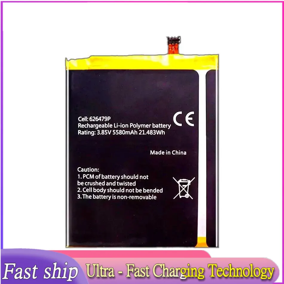 

For Blackview BV9600 626479P Long-Lasting Mobile Phone Battery 5580Mah High-Efficiency