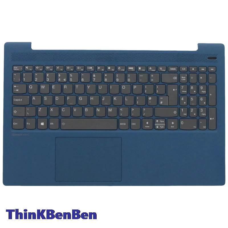 UK English LIGTeal Keyboard Upper Case Palmrest Shell Cover For Lenovo Ideapad 5 15 ITL05 IIL05 ALC05 ARE05 5CB0X56232