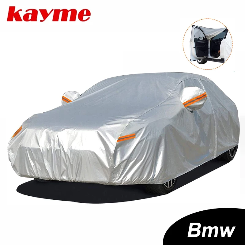 Kayme 방수 자동차 커버, BMW E46 E60 E39 X5 X6 X3 Z4 E90 E36 E34 E30 F10 F30 세단용 야외 햇빛 차단 커버 Best5 Kayme 방수 자동차 커버, BMW E46 E60 E39 X5 X6 X3 Z4 E90 E36 E34 E30 F10 F30 세단용 야외 햇빛 차단 커버 Best5