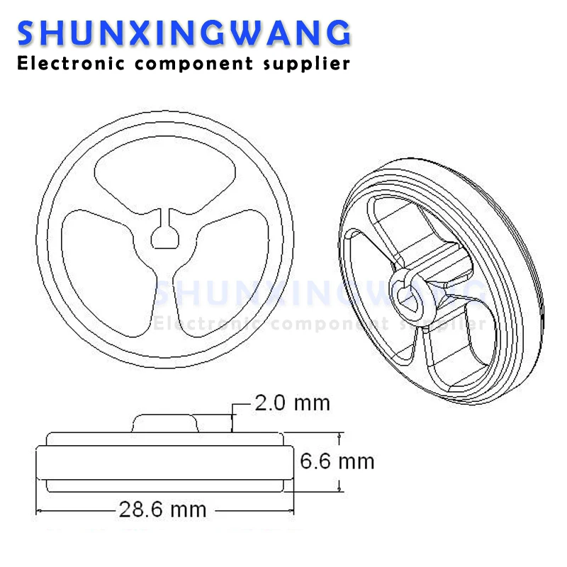 5pcs ZJ327 3PI miniQ trolley N20 motor rubber wheel diameter 34mm code disc 34 * 7