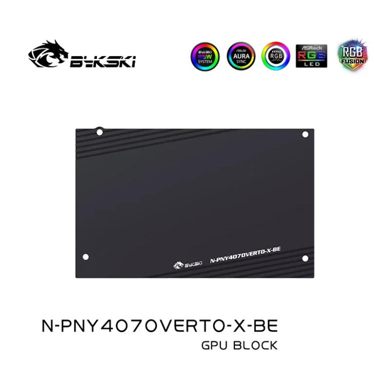 Imagem -04 - Bykski-gpu Block Use para Pny Rtx 4070 Xlr8 4070ti oc Placa Gráfica de Vídeo Resfriamento a Água Radiador Luz Argb N-pny4070verto-x