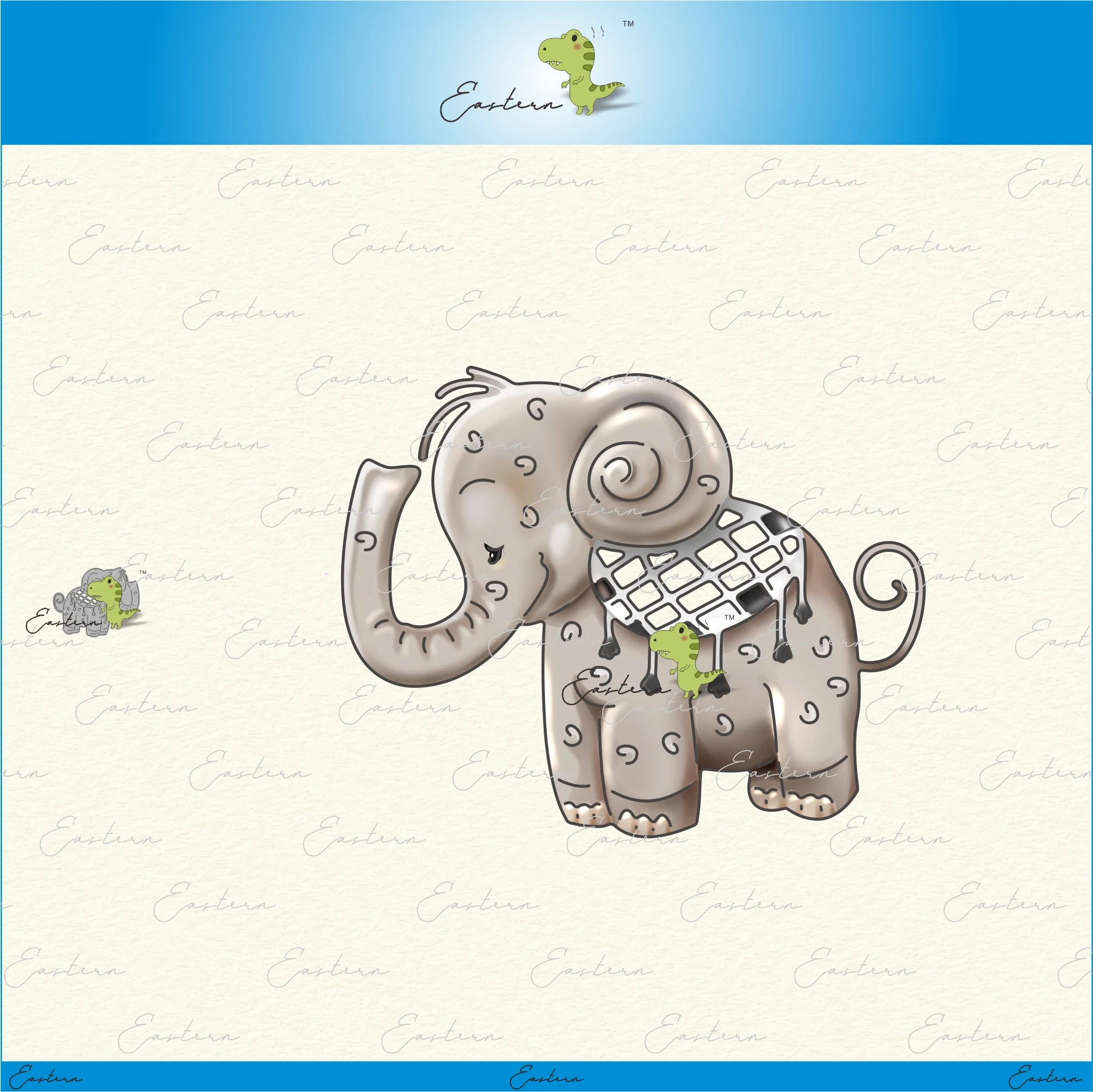 

Eliza Elephant metal cutting dies 2022 new DIY molds Scrapbooking Paper Making die cuts crafts Printed Sheet