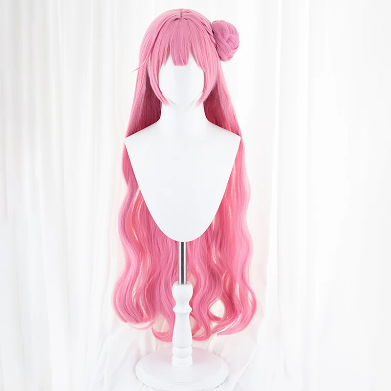 آلهة النصر: نيكي دورو دوروثي شعر مستعار تأثيري الوردي طويل مجعد الفرنسية جديلة الانفجارات الشعر مقاومة للحرارة بيروكات صناعية الدعائم