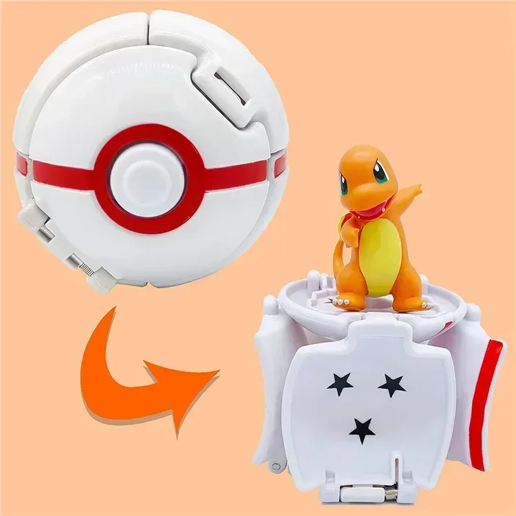 Pokemon Schlafpuppen Geschenke / Ballspielzeuge Pikachu Bulbasaur Eevee Snorlax Jirachi Komala PVC Anime Figuren Kawaii Spielzeuge – Detail 9