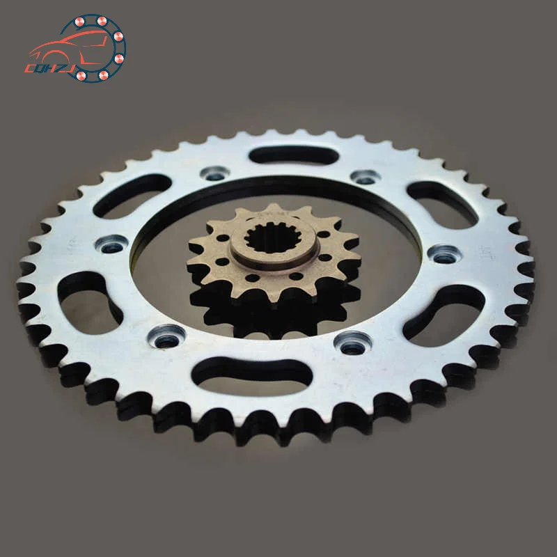 Piñón delantero de motocicleta CQHZJ 14T 15T para HONDA NC700 NC750 CBR500 CB500 CTX700, piñón de motocross