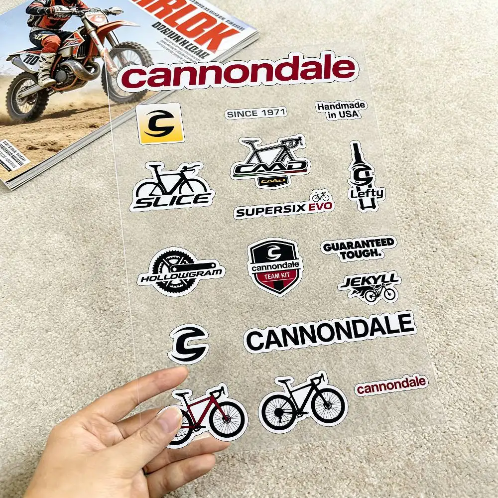 

Светоотражающие наклейки для мотоциклов Cannondale, предупреждающие о безопасности в темноте, для шлемов скутеров.