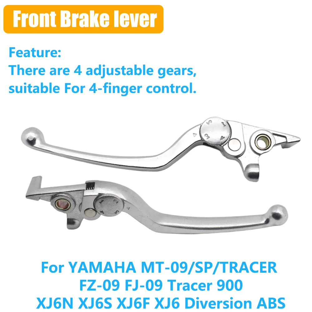 For YAMAHA MT-09 MT09 MT 09 SP Tracer 900 FJ-09 FZ-09 FJ09 FZ09 XJ6 XJ6F XJ6S Diversion ABS XJ6N Motorcycle Handle Brake Levers