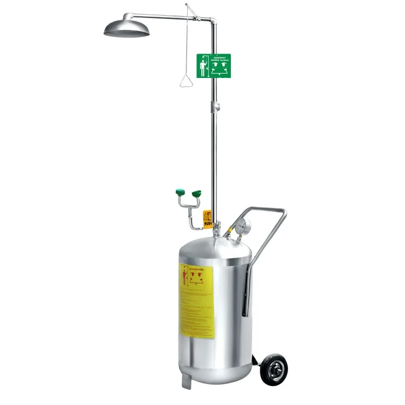 Manufacturer wholesale price supports customized stainless steel portable eye washer with water tank