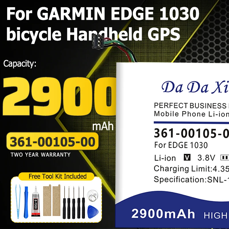 361-00105-00 2900mAh Battery for GARMIN EDGE 1030 bicycle Handheld GPS navigation Batteries