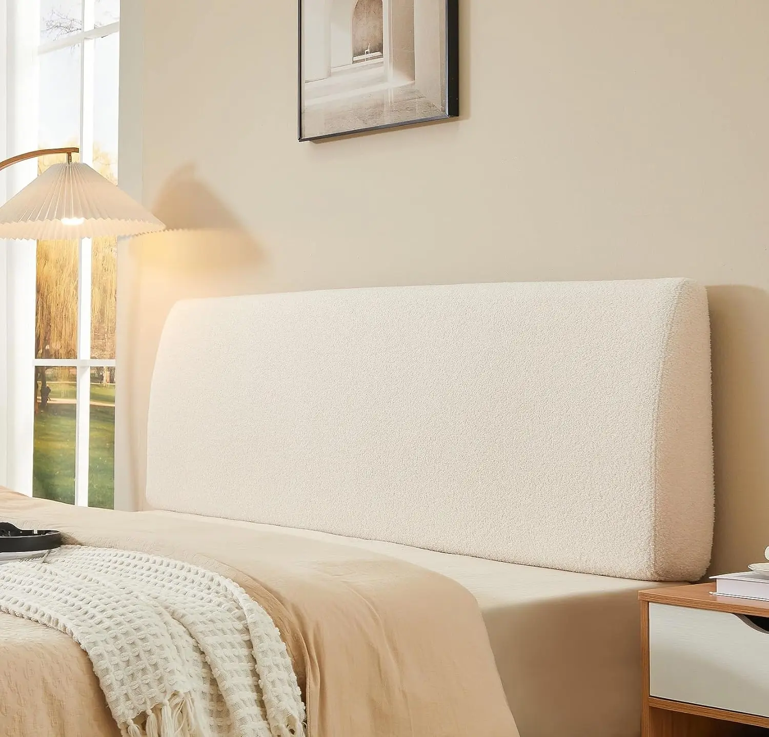 

4.7" Upholstered Headboard for Queen Size Bed, Height Adjustable and Ergonomic Headboard, Easy Assemble, Sturdy and Durable, Ted