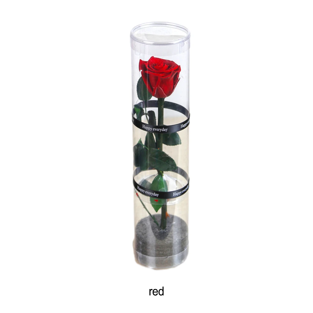 Wonderful Gifts With Premium Eternal Roses Unique Real Stabilized Roses Maintenance-free.wide red