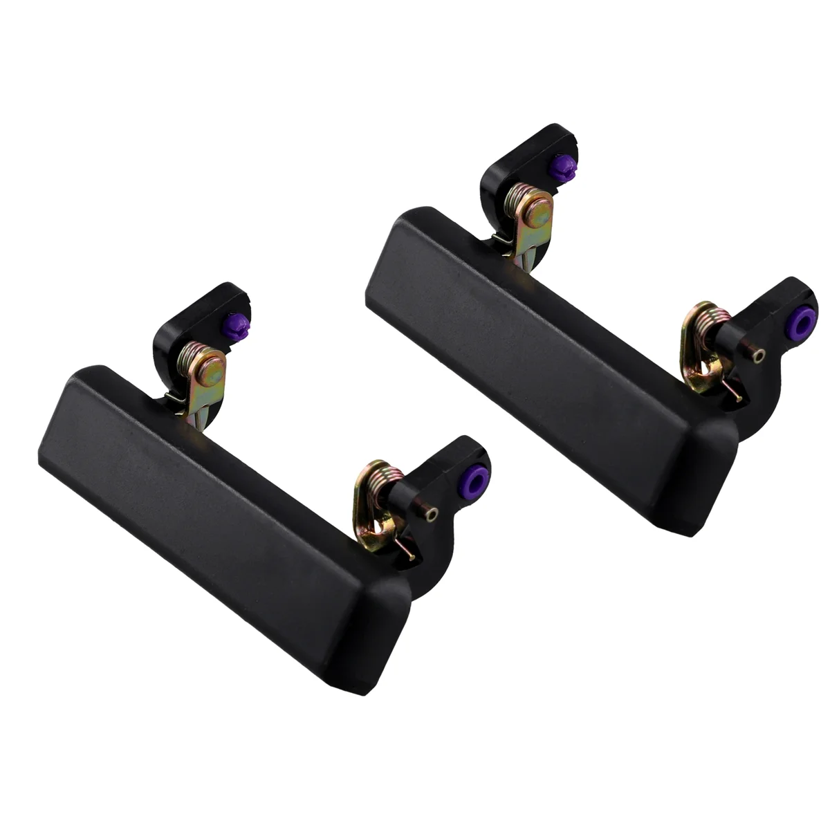 1Pair Set Car Outside Exterior Door Handles Black Left Right for Suzuki Samurai 1986-1995 8281083000, 8282083000 image 2