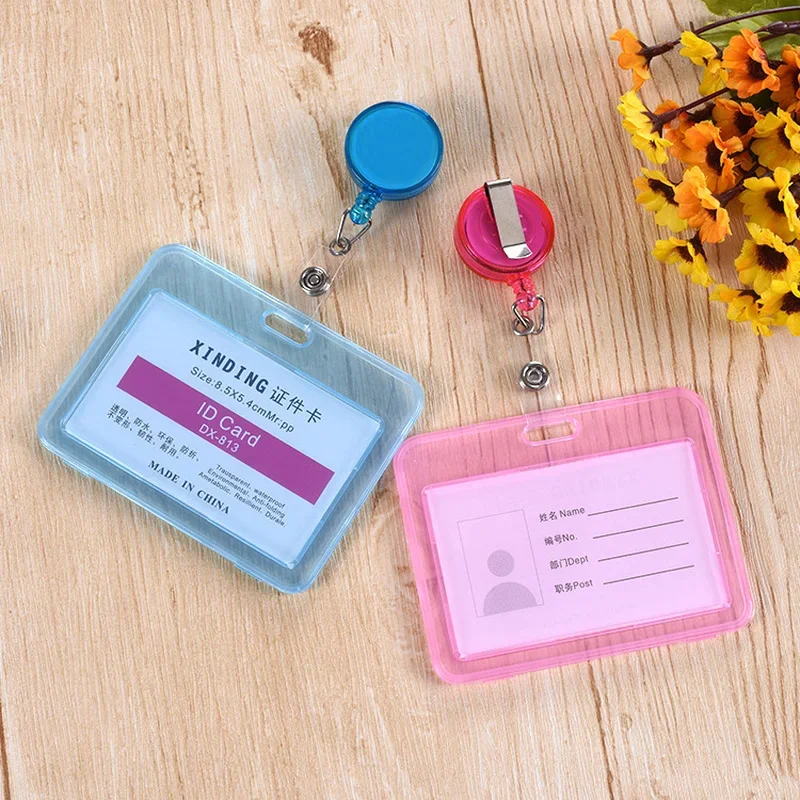 1pcs Waterproof Transparent Card Holder Plastic Card Id Holders Case To  Protect Credit Cards Card Protector Cardholder - AliExpress 1524
