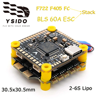 F405 V3 F722 Flight Controller BLS 4-in-1 60A ESC 2-6S 30.5x30.5mm Stack/Flytower for Remote Control FPV Racing Drone Quadcopter