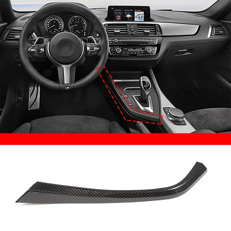 

For BMW 1 2 Series F20 F21 F22 F23 2017-2019 ABS Car Central Control Gear Shift L Shape Strips Trim Decoration Accessories LHD