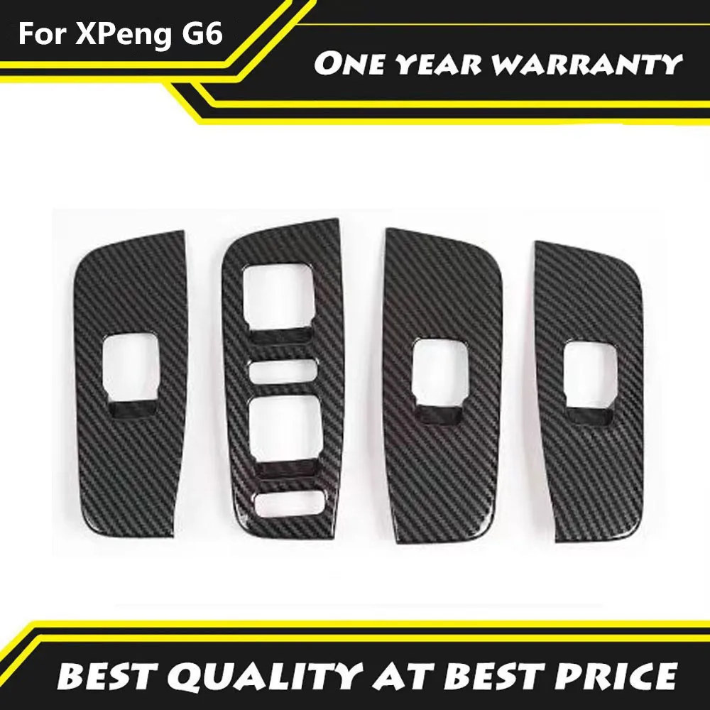 

Подходит для XPeng Xiao Peng G6 2023 2024 2025, панель кнопок окна, декоративная наклейка, украшение интерьера, автомобильные аксессуары