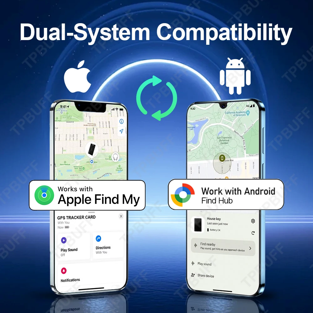 Picture 7: Wallet Anti-loss Card Android GPS Tracking Smart Location Tag With Google Find My Ultra-thin Card Bluetooth Device Smart Home