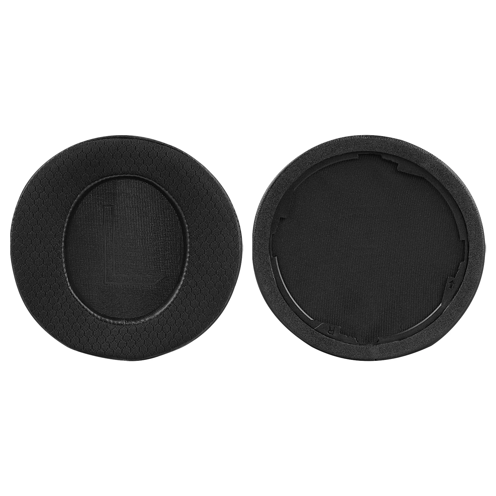 Geekria Comfort Mesh Fabric Replacement Ear Pads for Alienware AW310H, AW510H Headphones Ear Cushions, Headset Earpads