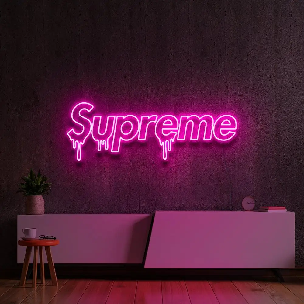 Hotsale Free Custom Logo Super Led Flex Transparent Acrylic Neon Sign Light Letter Party Home Decor