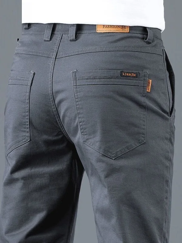 Calças de Trabalho Masculinas Casuais de Corte Reto, Ajuste Solto, Resistentes ao Desgaste, Tamanhos Grandes, Confortáveis e ...