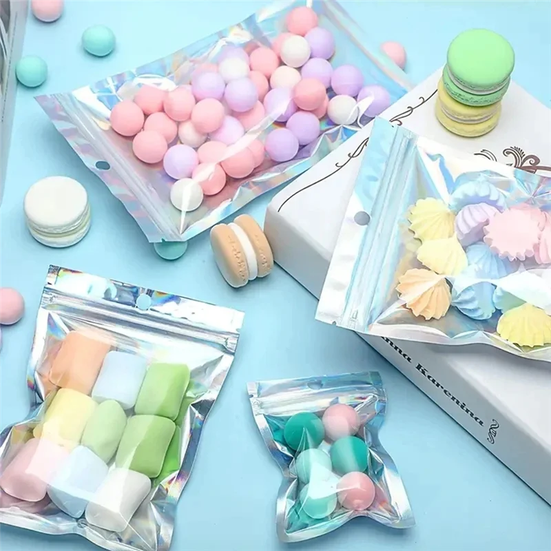 AB68 الأغلاق فيلم الإشعاع حقيبة الذاتي مختومة حقيبة الحلوى السكر Santong مجوهرات الجمال حقيبة التخزين