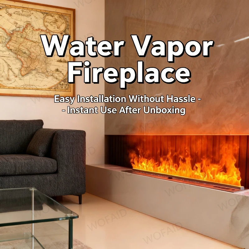 

Tisch Kamin 3D Atomization Fireplace Decoration 5-years Warranty Floor Standing Steam Fireplace - Mobile & Stylish Fireplace