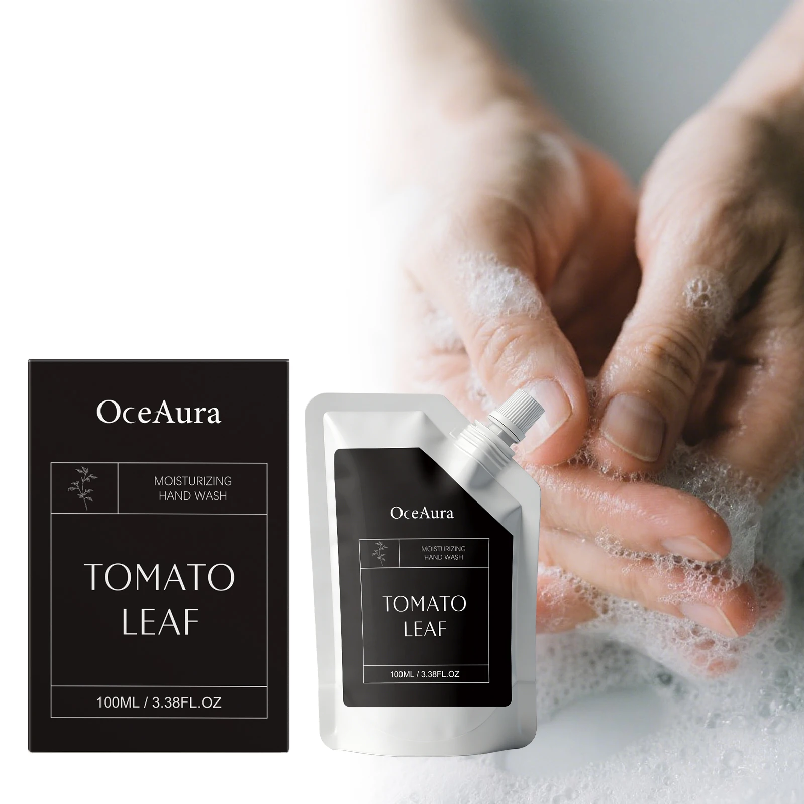 

Увлажняющее средство для мытья рук Tomato Leaf Moisturizing Hand Wash освежает, обеспечивает длительный эффект, легко смывается, нежно и увлажняюще действует.