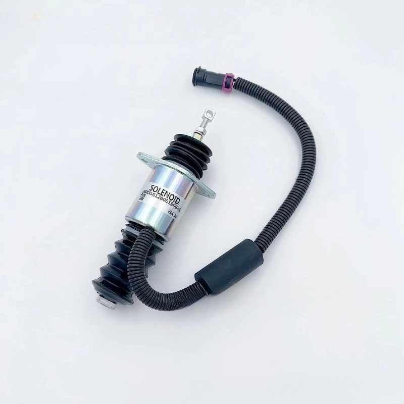 

Solenoid Valve 12V24V Flameout Switch Excavator Construction Vehicle 612600080681
