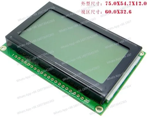 

2.69 inch 20PIN Parallel LCD12864J Graphic Screen KS0108B Controller 3.3V 5V Blue/Yellow Green/White Backlight
