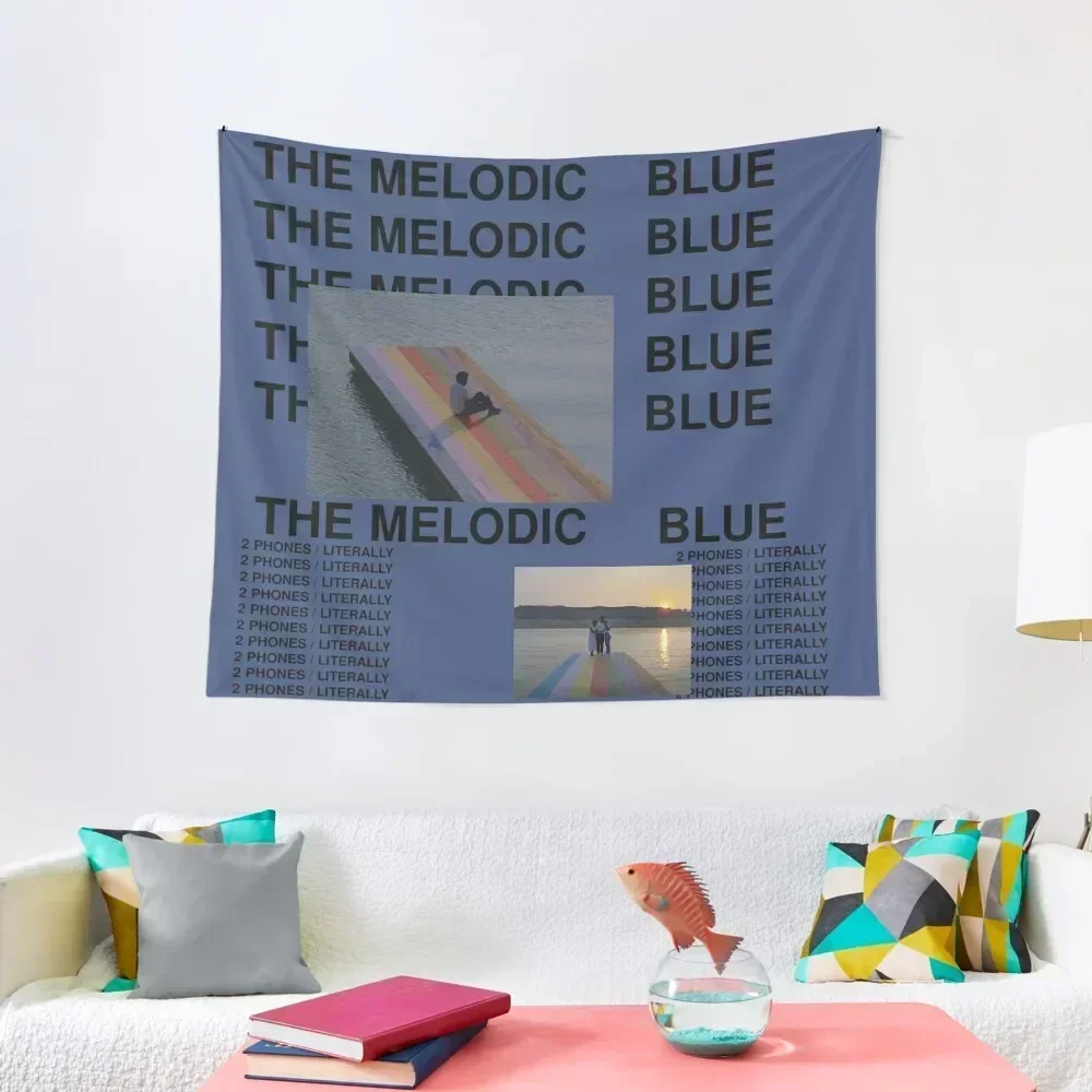 The melodic blue album Tapestry Bedroom Deco Wall Coverings Cute Room Things Tapestry