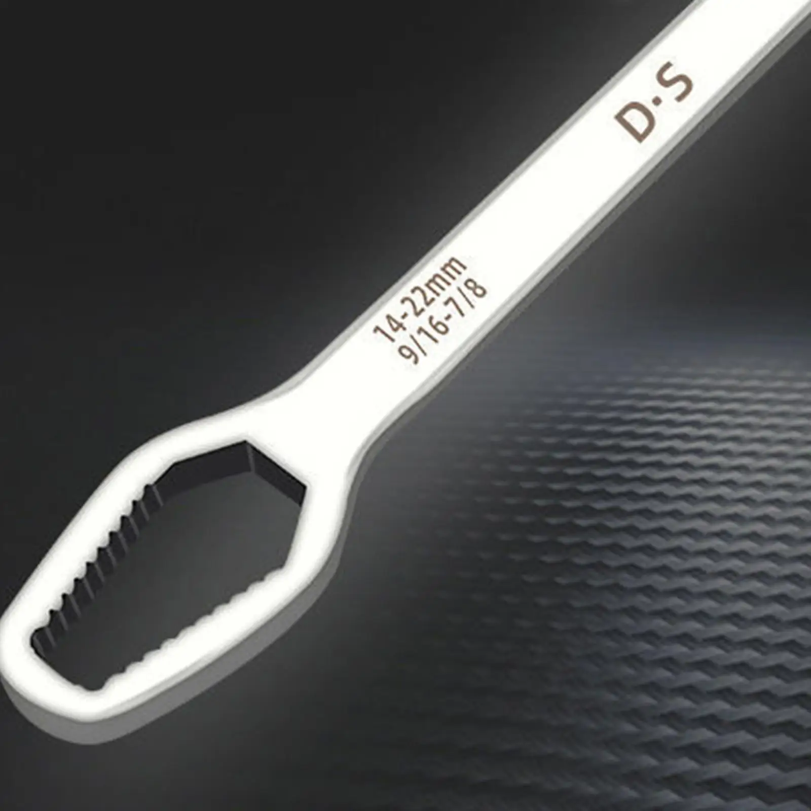 Chiave regolabile multiuso Chiave a cricchetto bifacciale da 8-22 mm per strumento di riparazione