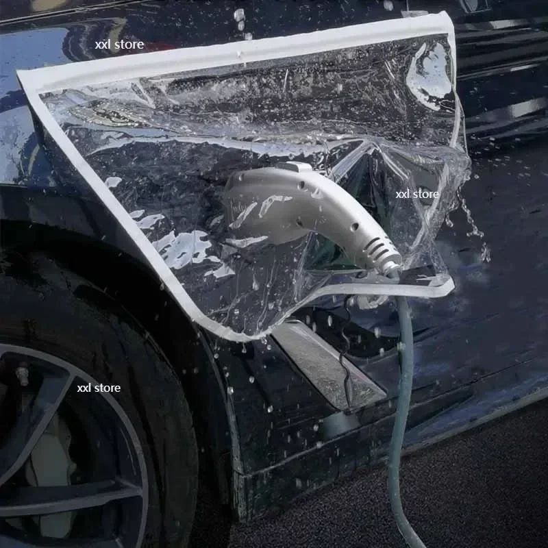 Puerto de carga de energía para coche BYD Dolphin Seagull, cubierta de lluvia, a prueba de lluvia, a prueba de polvo, pistola de cargador EV, protección de accesorios eléctricos, nuevo