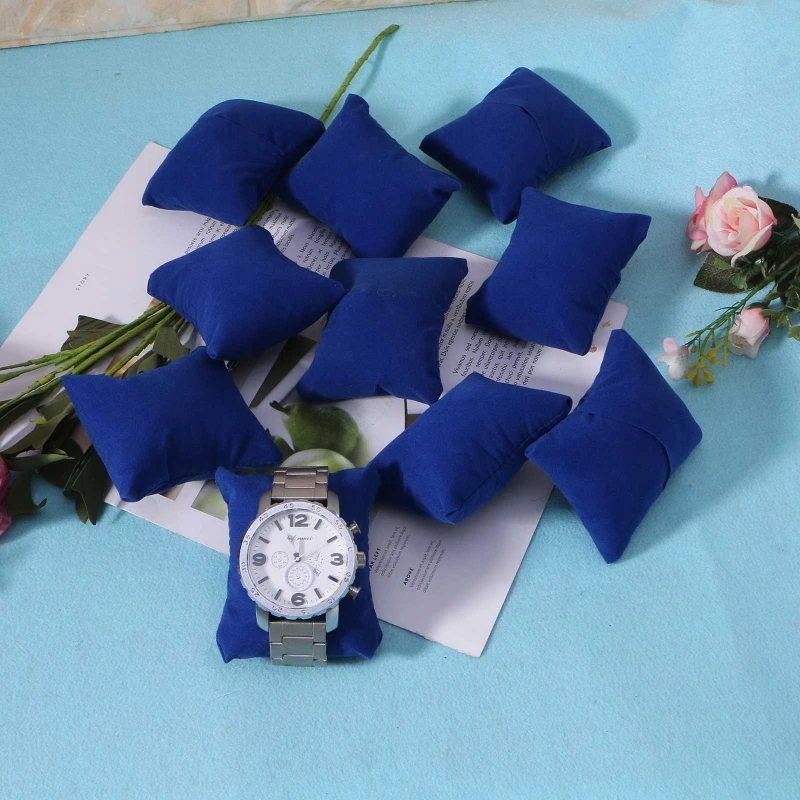 10 Pieces Bracelet Watch Pillow Small Multicolor Pillow Jewelry Bracelet Cushion Holder Pillow