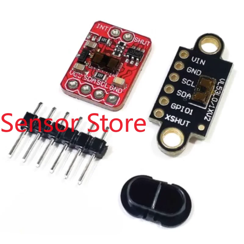 5PCS VL53L1X Laser Distance Sensor Module TOF Time-of-Flight Ranging 4 Meters  With Optical Cover