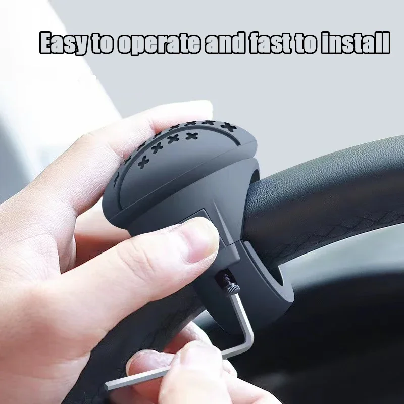 

Car Steering Wheel Booster 360 Degree Rotation Steering Wheel Knob Ball Labor-saving One Hand Steering Booster