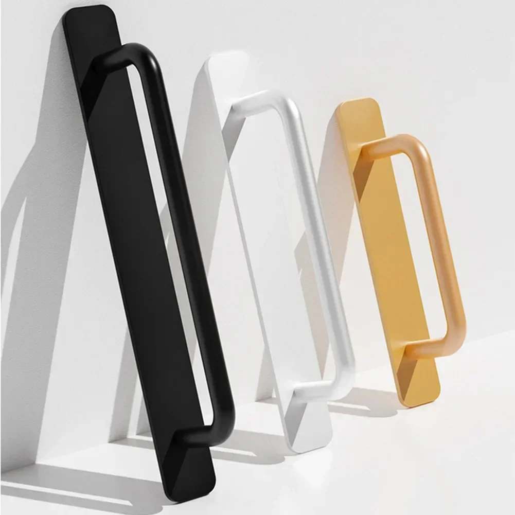 Sliding Door Armrest Handle Punch-free Wooden Door Window Handle Aluminum Alloy Balcony Glass Move Pulls Door Hardware