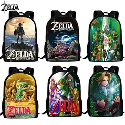 La leggenda di Zeldaes Breath of The Wild zaino per bambini Kawaii Leisure Kindergarten Student Schoolbag Book Bag regalo per bambini